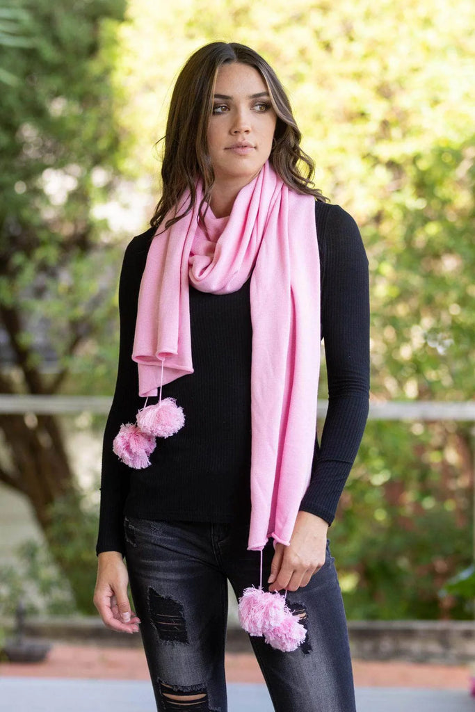 Augustine - POM SCARF - BABY PINK