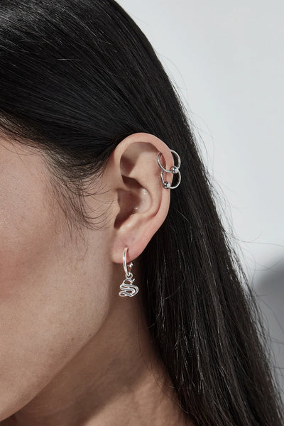 STOLEN - OLD ENGLISH ANCHOR SLEEPER - SILVER