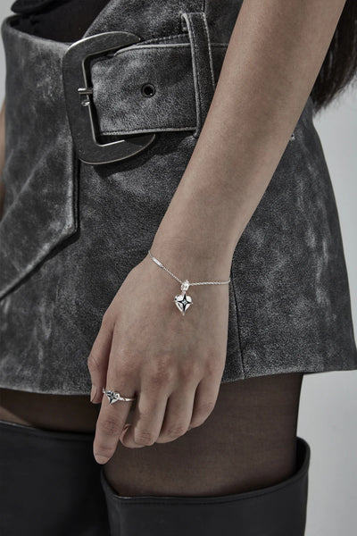 STOLEN - CELESTIAL HEART BRACELET - SILVER/TOPAZ