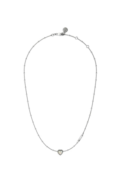 STOLEN - DAHLIA'S HEART NECKLACE - OPAL COMPOSITE