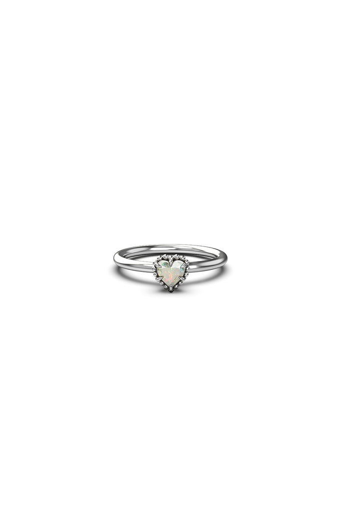 STOLEN - DAHLIA'S HEART RING - OPAL COMPOSITE