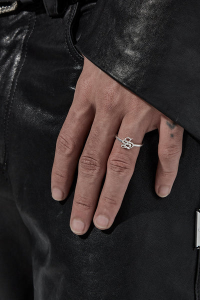 STOLEN - OLD ENGLISH RING - SILVER