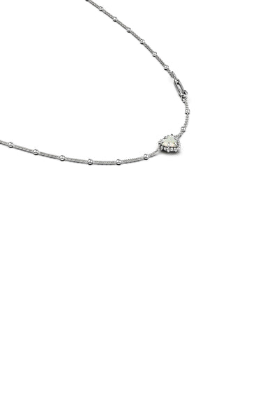 STOLEN - DAHLIA'S HEART NECKLACE - OPAL COMPOSITE