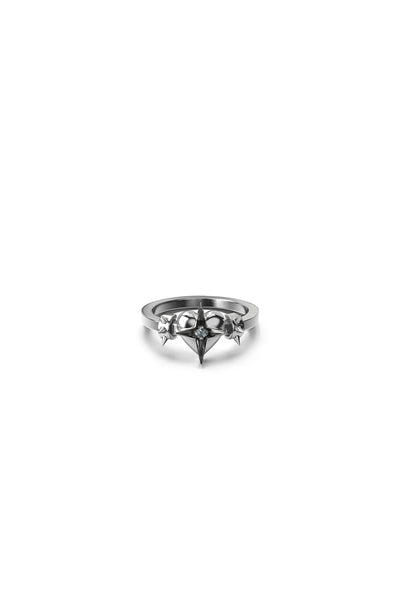 STOLEN - CELESTIAL HEART RING - SILVER/TOPAZ