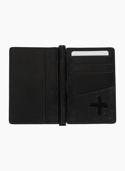 Federation Larry Cardholder- Black Leather