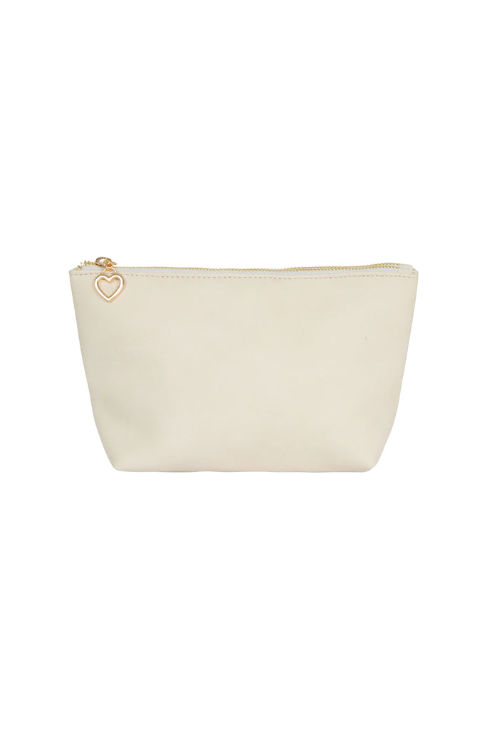 CURATE - KISS + MAKEUP BAG - CREAM