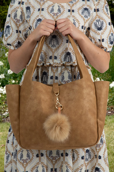 CURATE - LOVE TOTES BAG - TAN