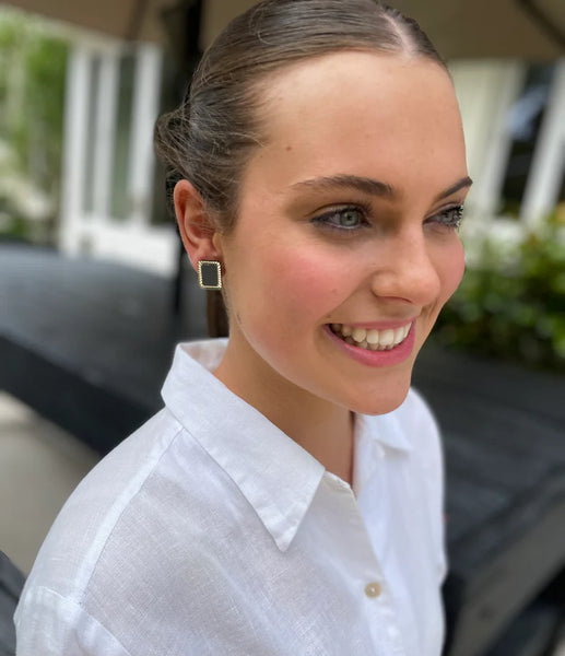 LOVER LOVER - CHRISSY STUD - BLACK/GOLD