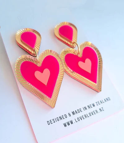 LOVER LOVER FREINA SINGLE DROP PINK-APRICOT