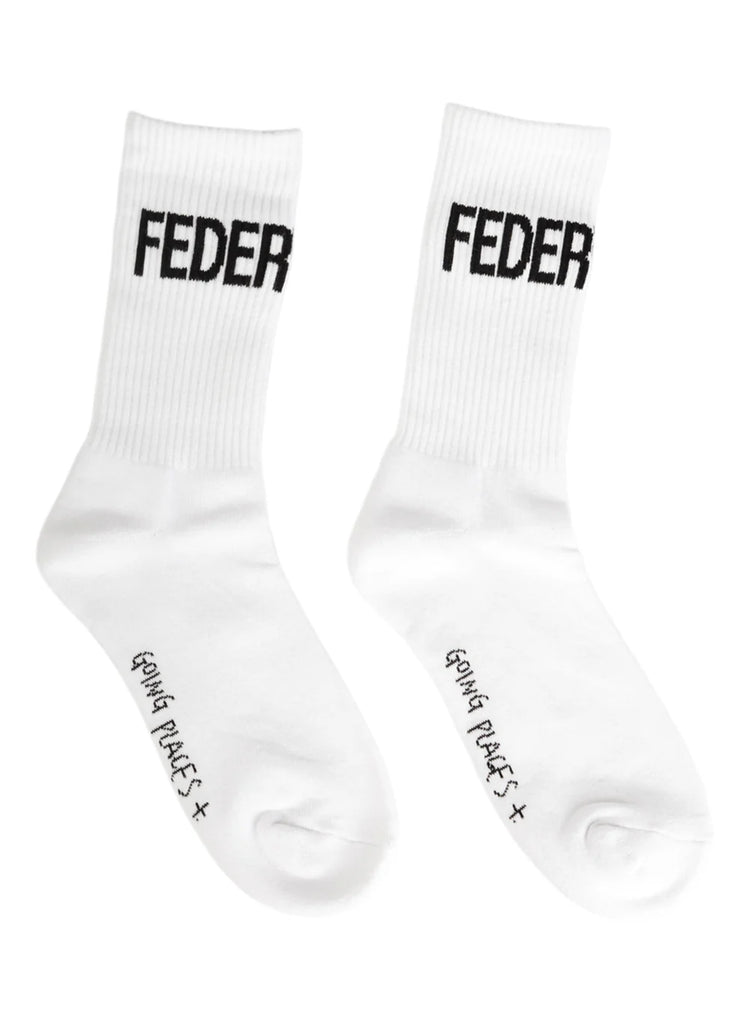 Federation - LOGO SOCK - WHITE