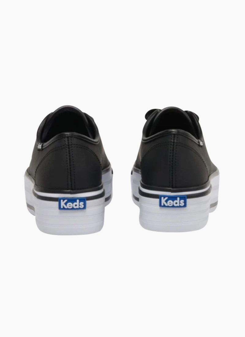 KEDS - Triple Up Leather-Foxing - Black