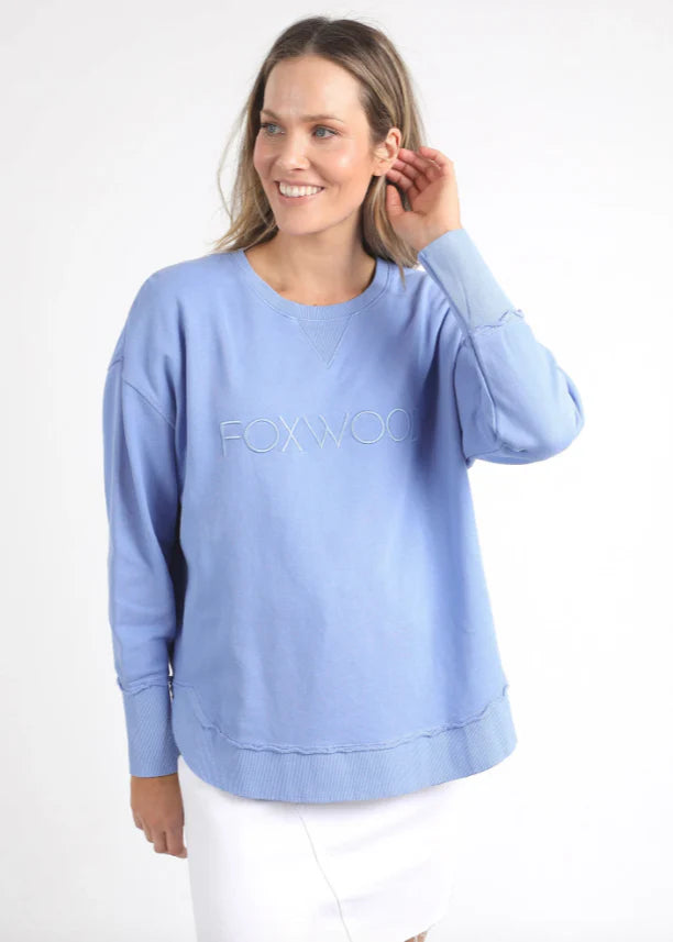 Foxwood - Simplified Crew - NEON BLUE