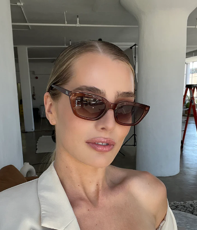 OTRA NOVE- TRANSPARENT COFFEE/BROWN