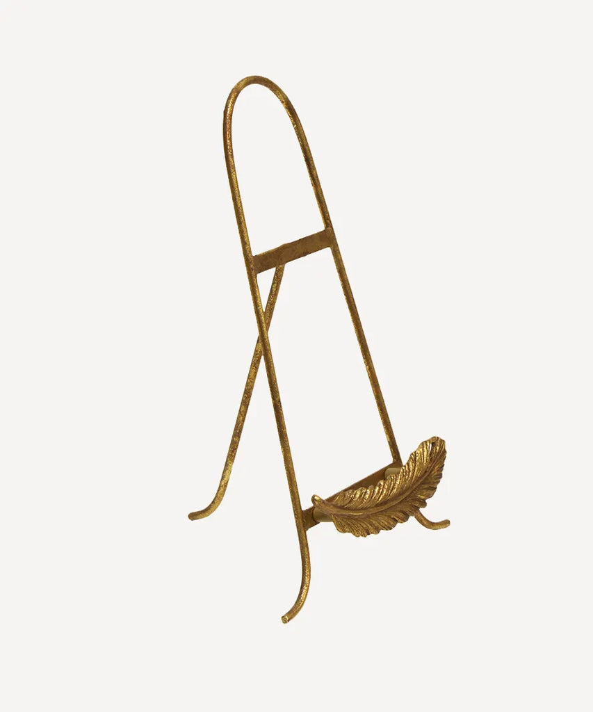 French Country - GOLDEN FEATHER PLATE STAND