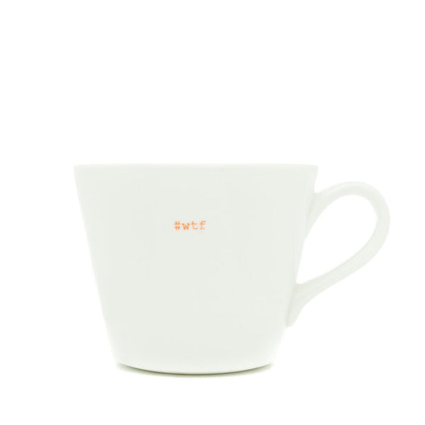 Keith Brymer Jones Tazza Grande Secchio Thirsty Bianca - Ceramica Di Pregio, 100% Originale