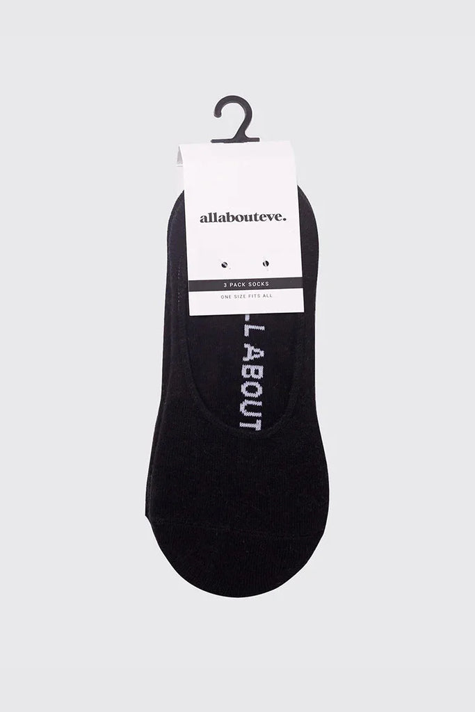 All About Eve - Sockets 3pk - Black