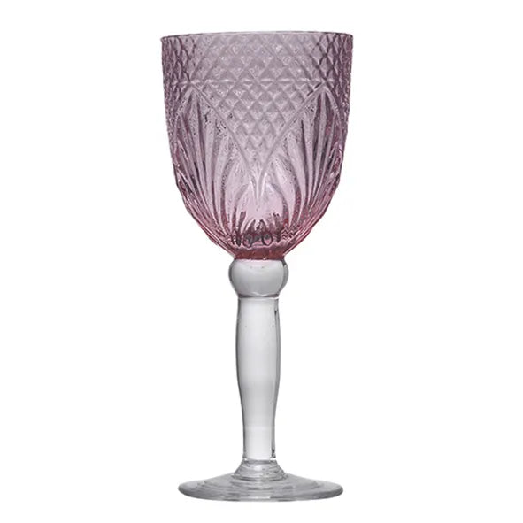 Vintage Pink Goblets set of 2