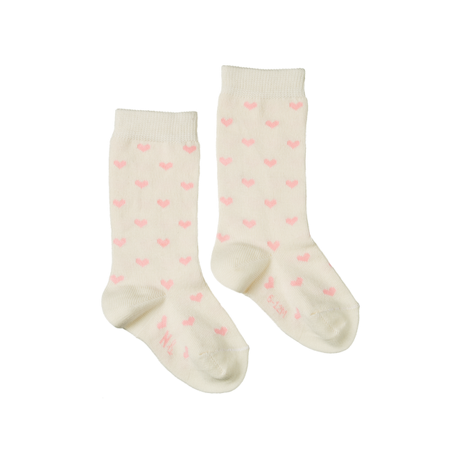 Nature Baby - Cotton Socks - Hearts
