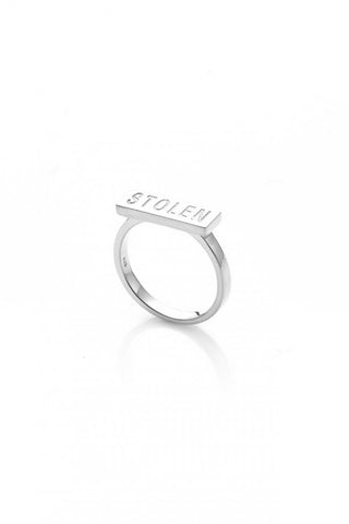 Stolen Girlfriends Club - Stolen Bar Ring - Silver