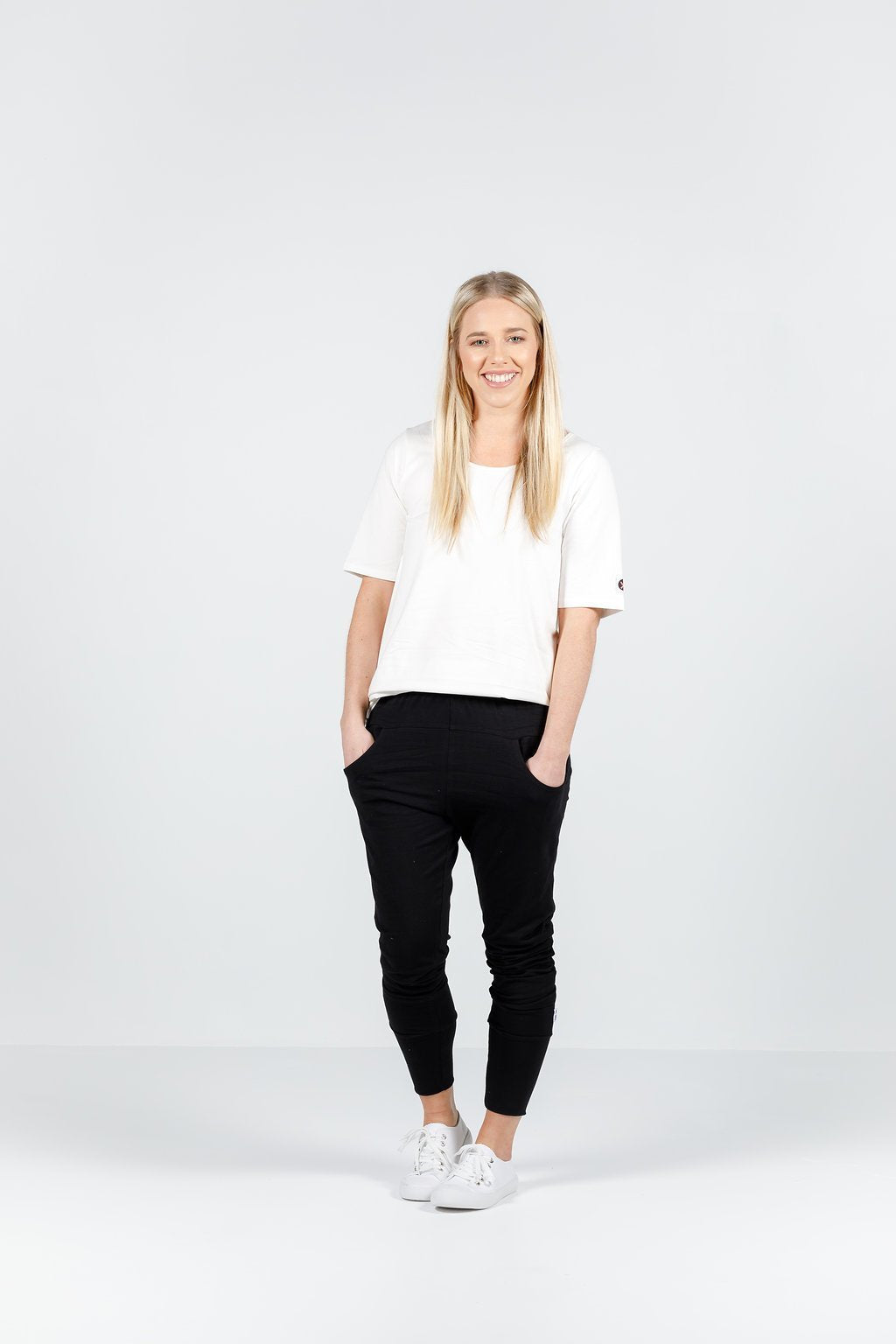home-lee - Apartment Pants - Black with White X