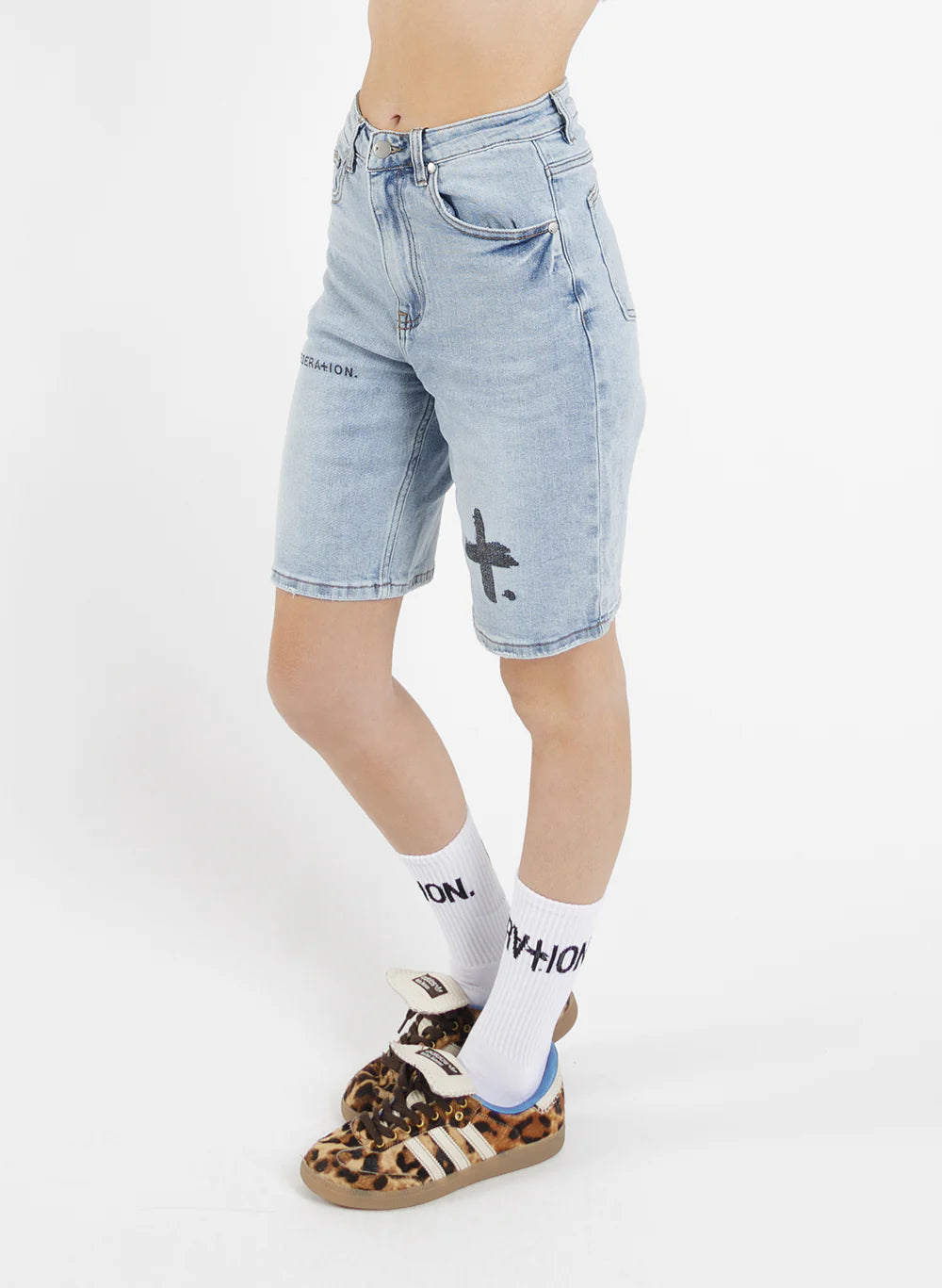 FEDERATION - TAKE IT EASY SHORT - TRIO - WASHED BLUE