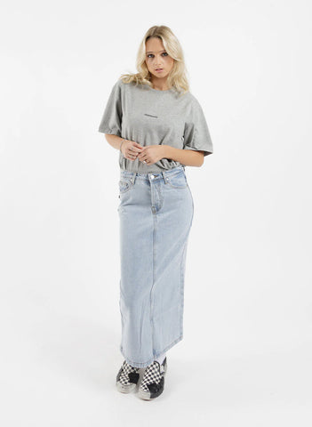 Federation  99 SKIRT - WASHED BLUE