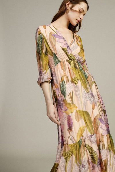 DIXIE - ELEGANT LONG SLEEVE DRESS -  CIPRIA