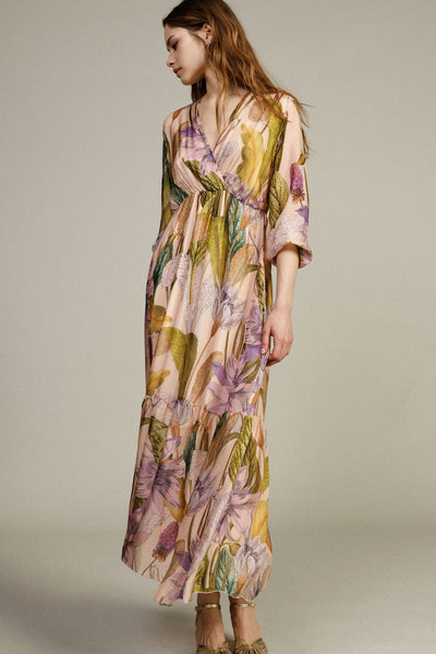 DIXIE - ELEGANT LONG SLEEVE DRESS -  CIPRIA