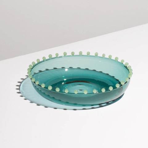 FAZEEK PEARL PLATTER - TEAL + JADE