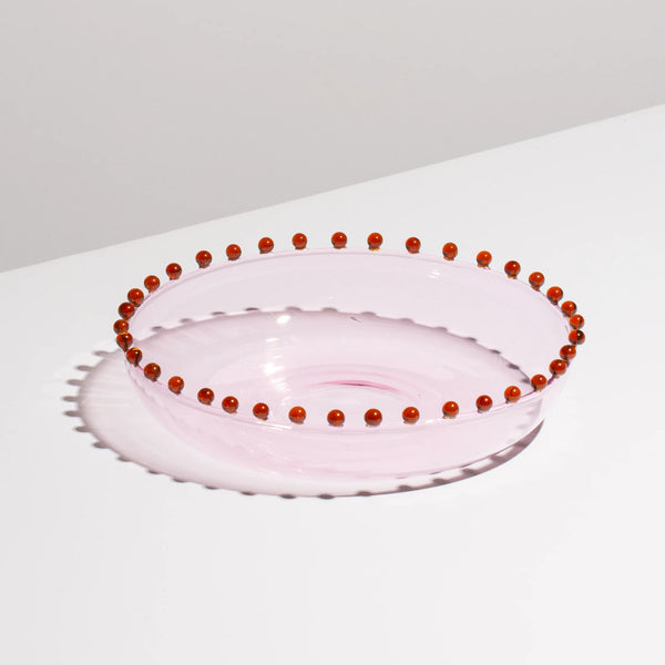 FAZEEK PEARL PLATTER - PINK + AMBER