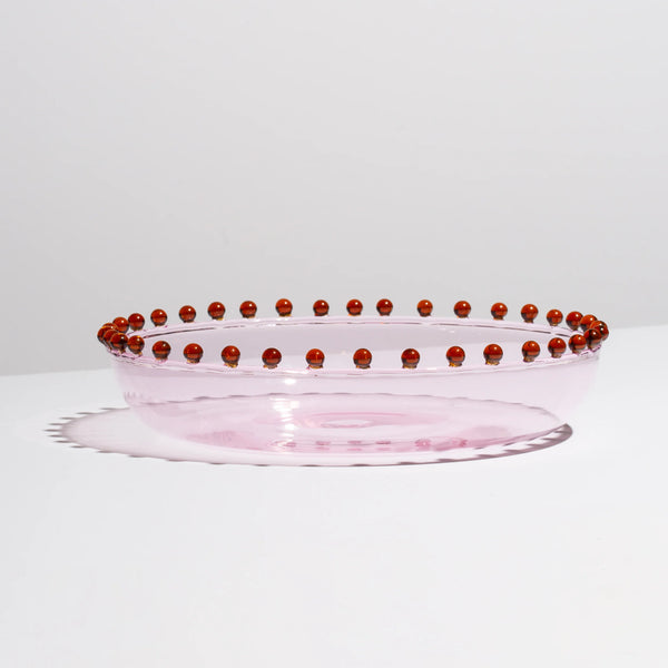 FAZEEK PEARL PLATTER - PINK + AMBER