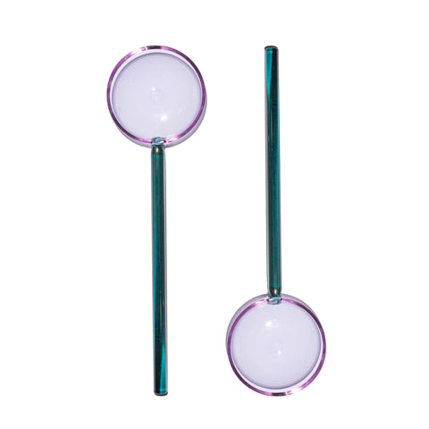 FAZEEK SALAD SERVERS - LILAC + TEAL