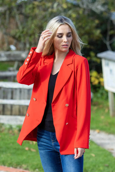 Pretty Basic - ASTA BLAZER - ORANGE