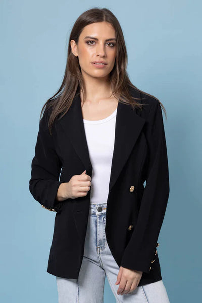 Pretty Basic - ASTA BLAZER - BLACK