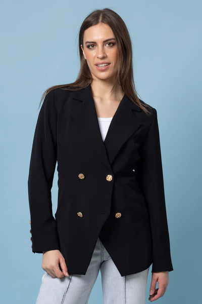 Pretty Basic - ASTA BLAZER - BLACK
