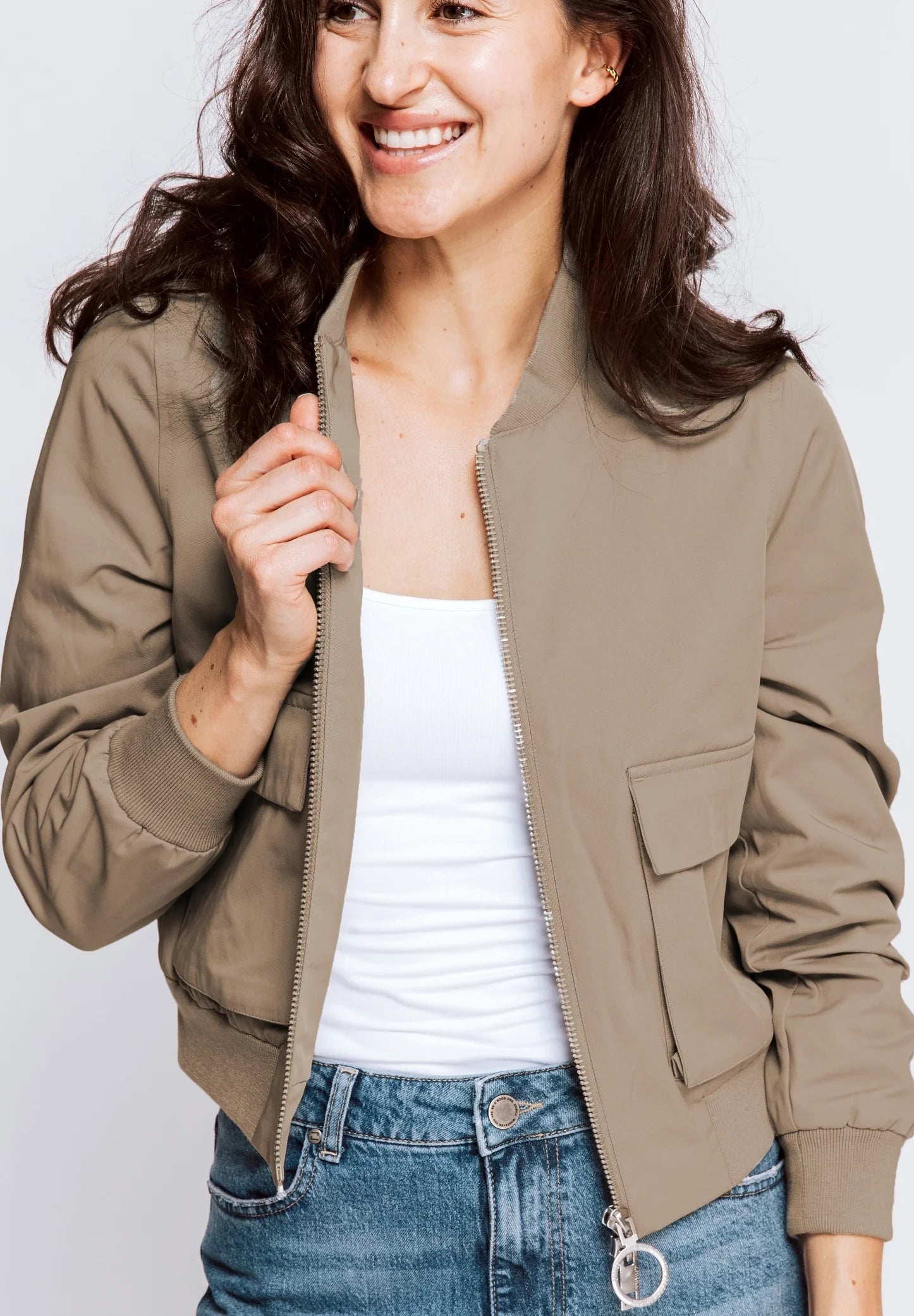 ZHRILL - JULIE SOLID JACKET  - SAND