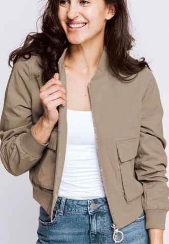 ZHRILL - JULIE SOLID JACKET  - SAND