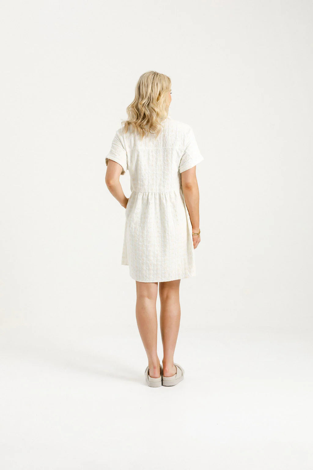 Homelee LOLO DRESS - CREAM DAISIES