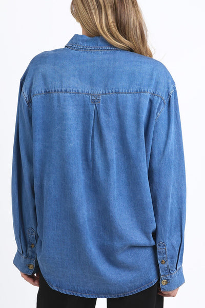 ELM BLAKE DENIM SHIRT - LIGHT BLUE