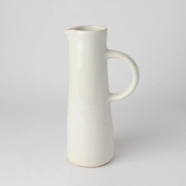 Le Forge TERRACOTTA JUG - WHITE 26CM