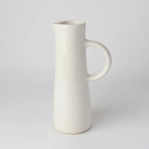 Le Forge TERRACOTTA JUG - WHITE 26CM