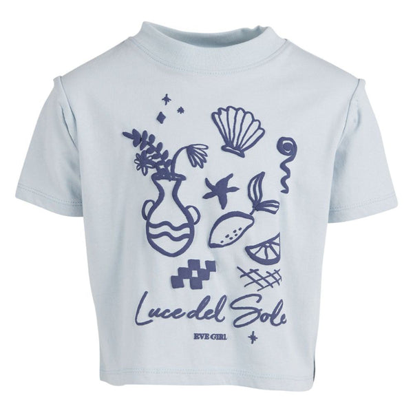 EVE GIRL - LUCE DEL SOLE TEE - BLUE