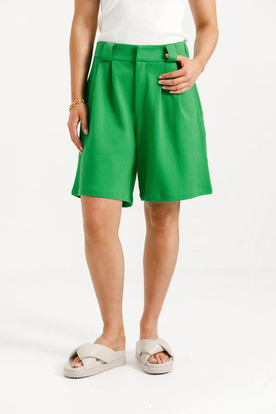 Homelee - FINLEY SHORTS - KELLY GREEN