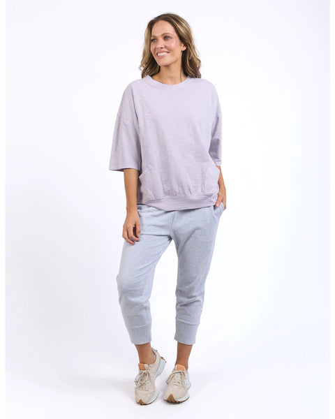 ELM FUNDAMENTAL MAZIE SWEAT - DUSTY LILAC
