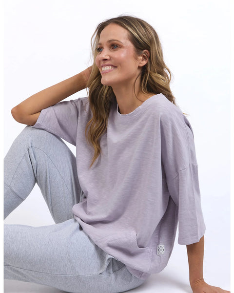 ELM FUNDAMENTAL MAZIE SWEAT - DUSTY LILAC