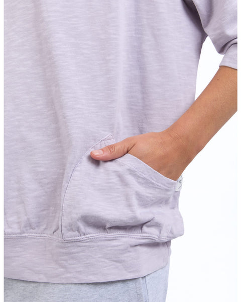 ELM FUNDAMENTAL MAZIE SWEAT - DUSTY LILAC