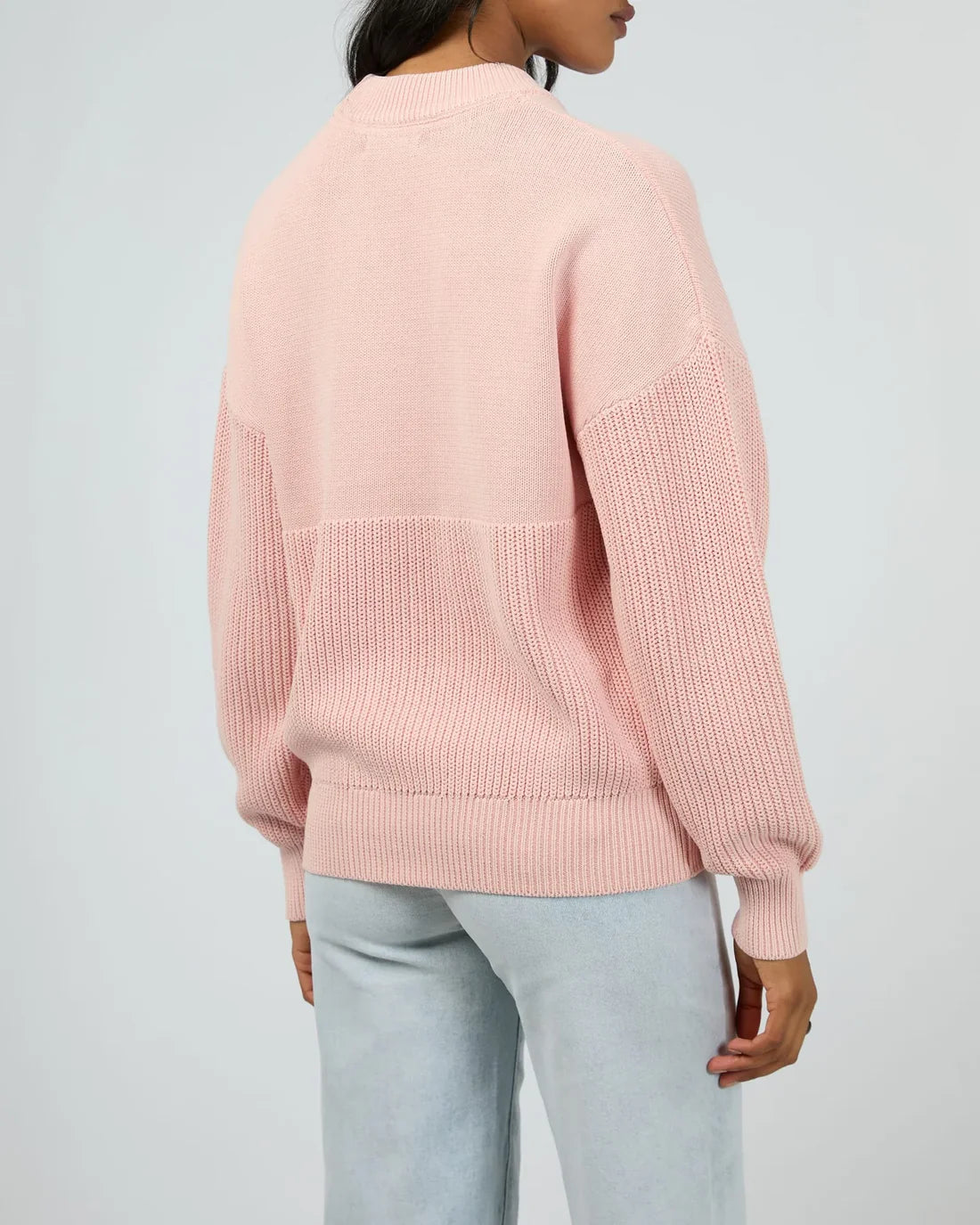AAE Vital Washed Knit Crew - Pink