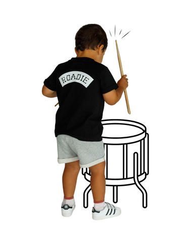 POP FACTORY - CASUAL TEE - ON TOUR BLACK