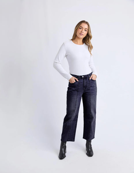 Foxwood - AMBROSE BARREL JEAN - INDIGO DENIM