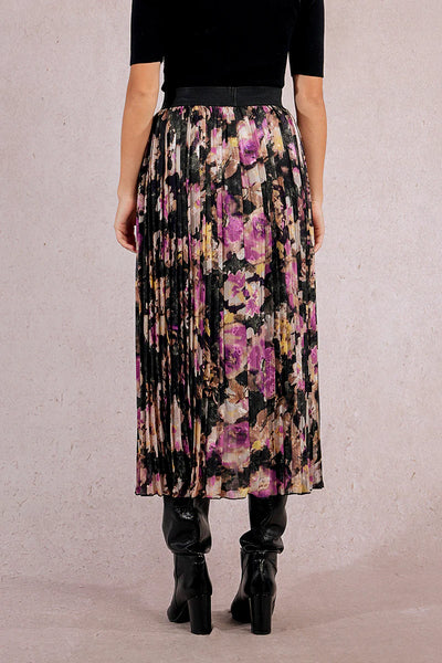 MOLLY BRAKEN - WOVEN SKIRT - BLACK CLOTILDE